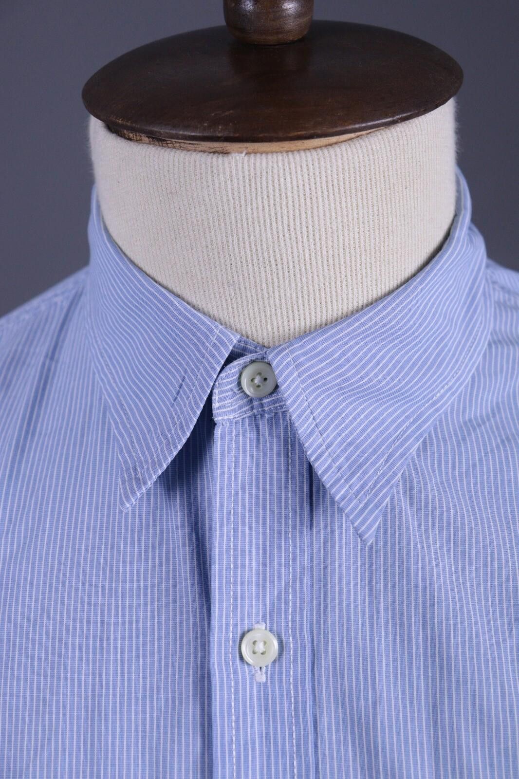 Denim & Supply Ralph Lauren Denim & Supply Ralph Lauren Blue Pinstripe Down Shirt L Size US L / EU 52-54 / 3 - 5 Thumbnail