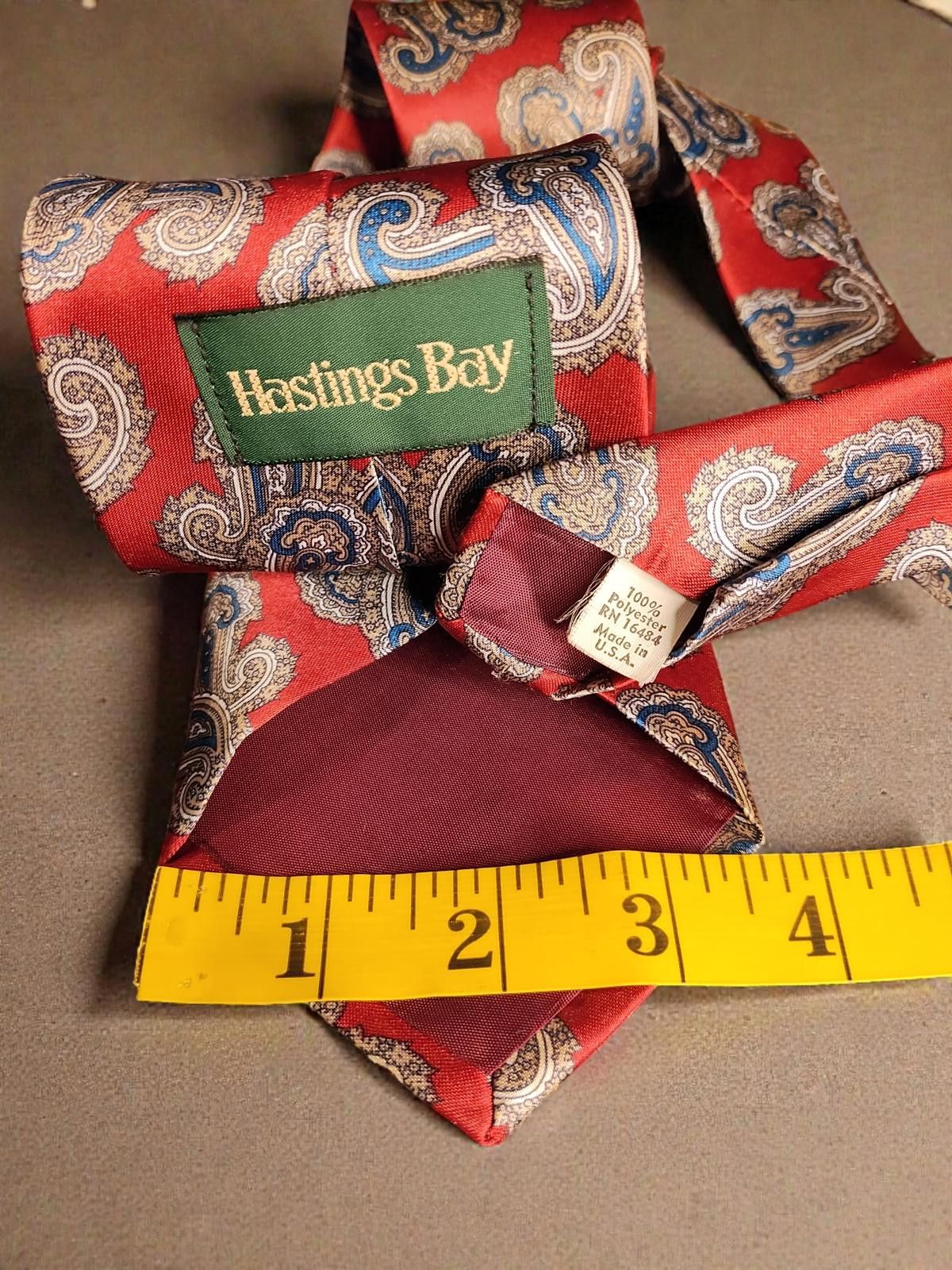 Other Vintage Hastings Bay Classic Paisley Tie Size ONE SIZE - 3 Thumbnail