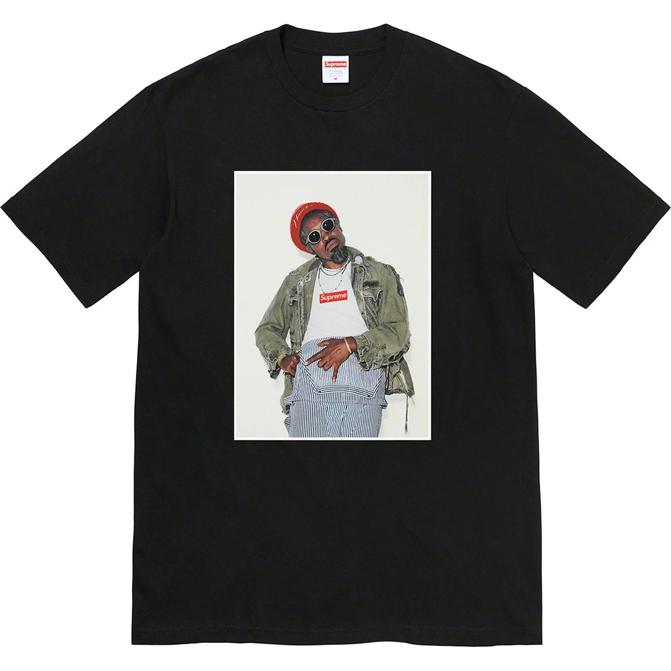 Supreme Supreme André 3000 Tee Black Large Size US L / EU 52-54 / 3 - 1 Thumbnail