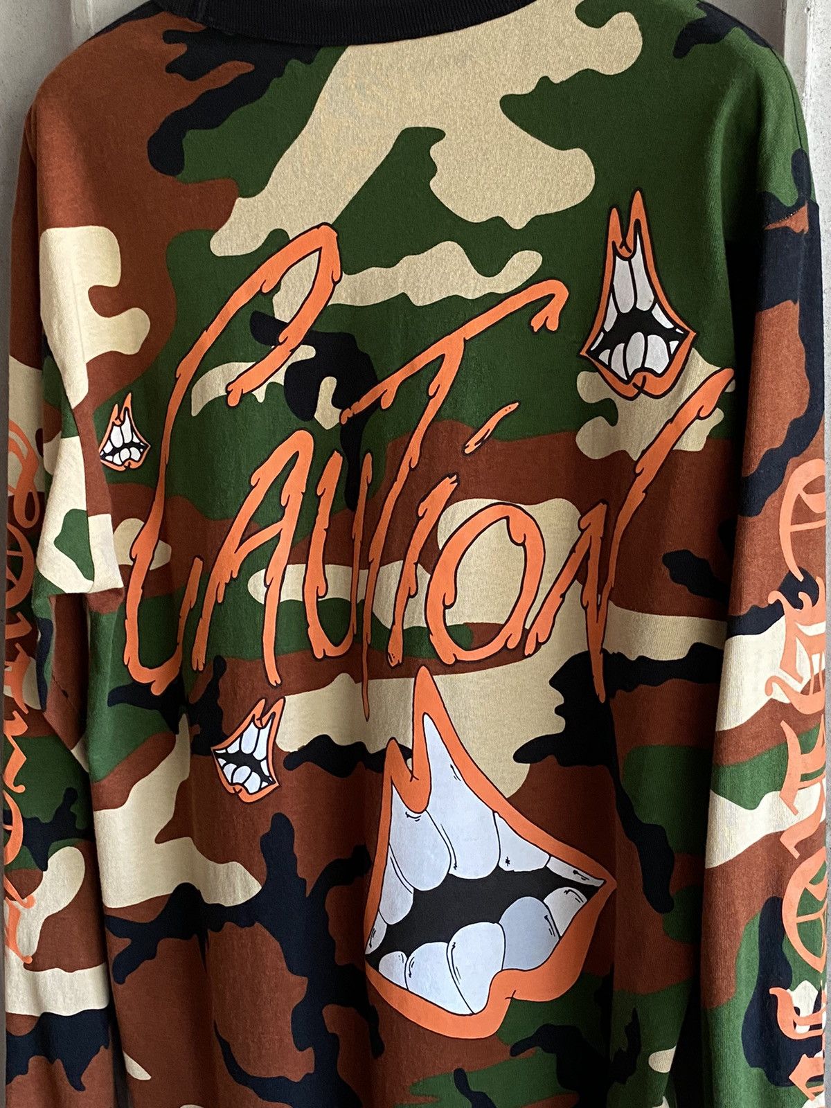 Chrome Hearts CHROME HEARTS LONG SLEEVE MATTY BOY PPO CAUTION CAMO Size US M / EU 48-50 / 2 - 3 Thumbnail