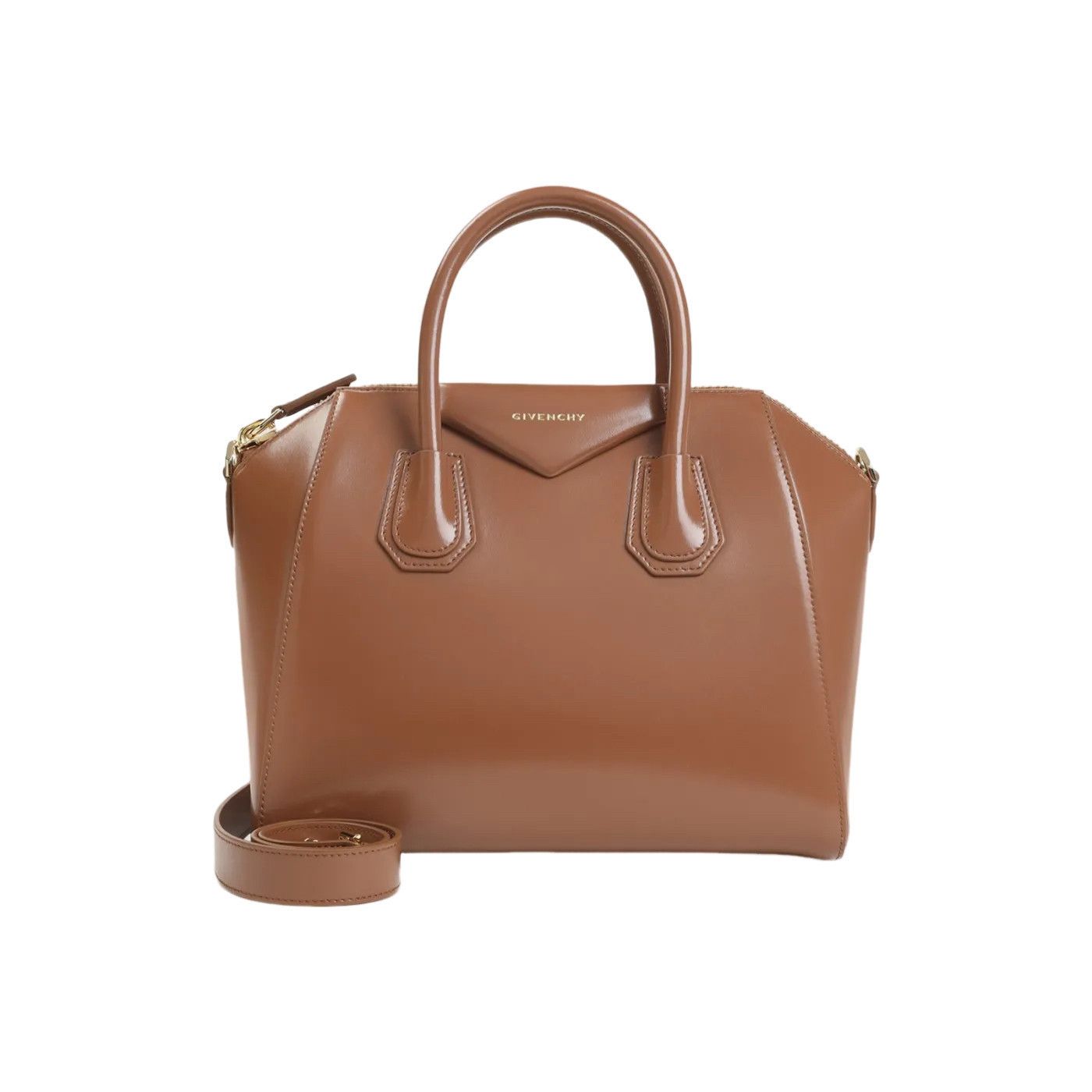 Givenchy GIVENCHY Antigona Small Caramel Brown Leather Top Handle New Size ONE SIZE - 1 Thumbnail