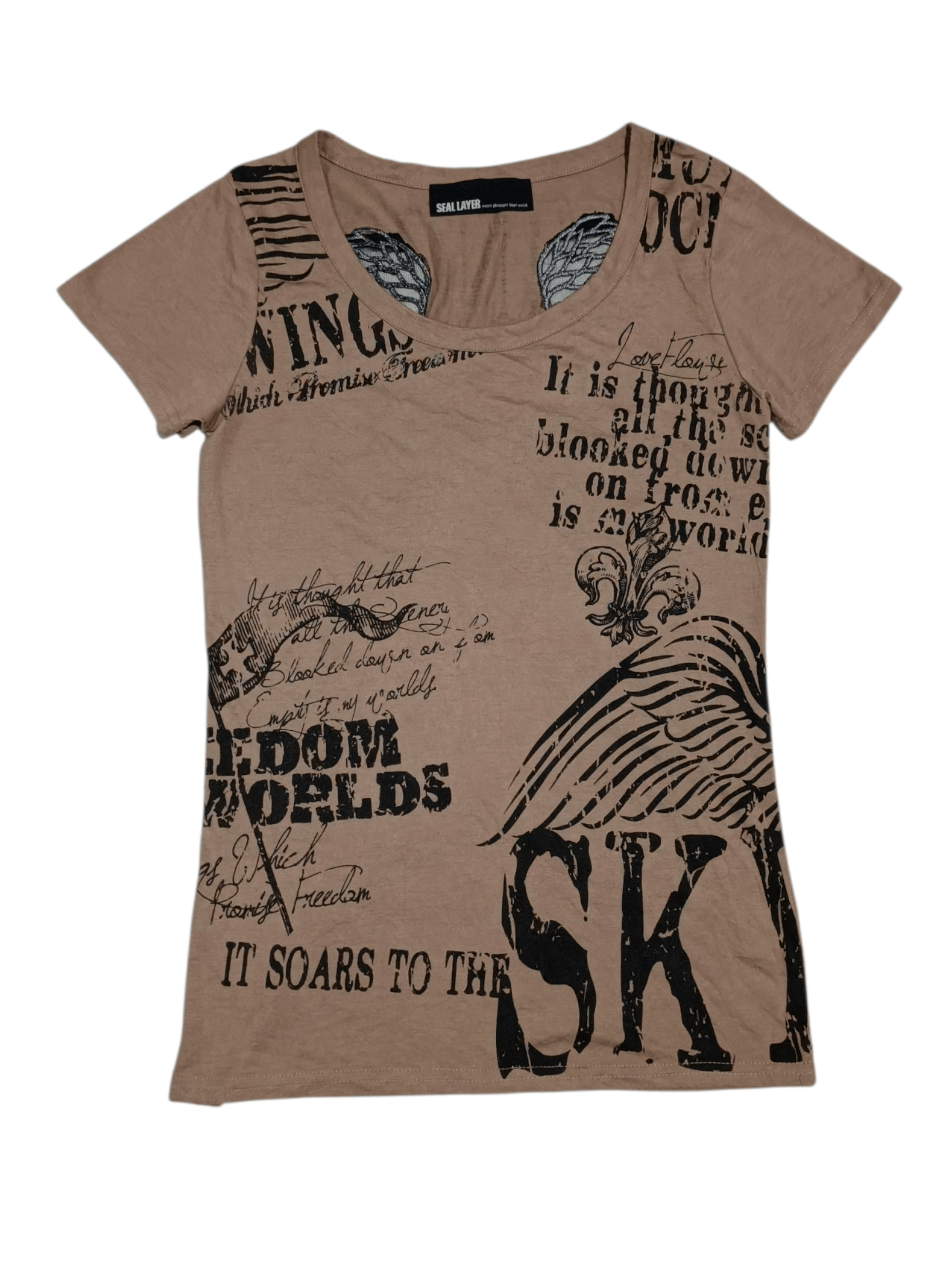 Japanese Brand Y2k punk wings sky tshirt Size M / US 6-8 / IT 42-44 - 2 Thumbnail
