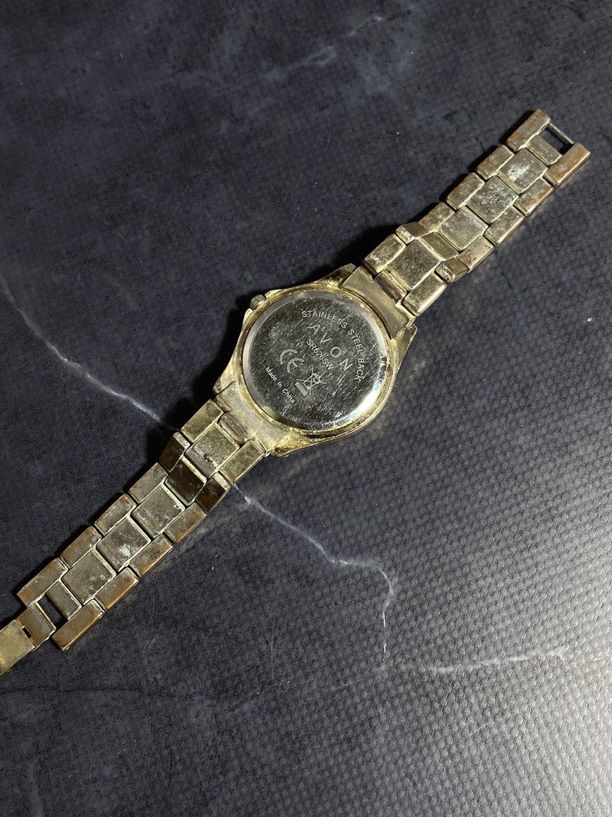 Vintage Gold-Tone Crystal Accent Watch japanese brand Size ONE SIZE - 8 Thumbnail