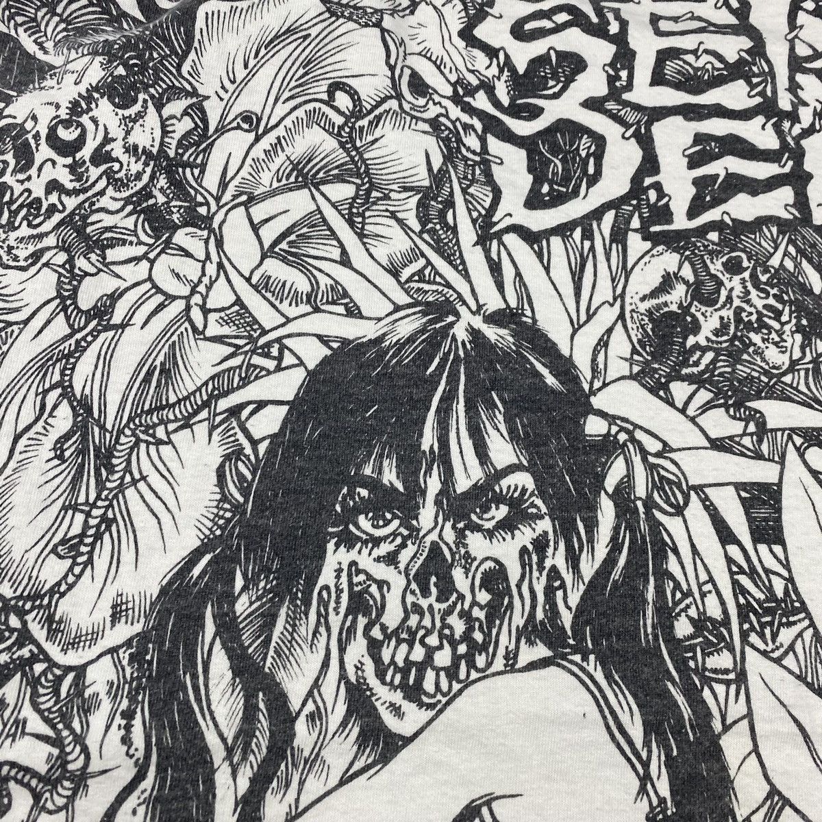 Band Tees Septic death - Pushead Kuroline ovp 1990 vtg shirt Size US XL / EU 56 / 4 - 4 Thumbnail