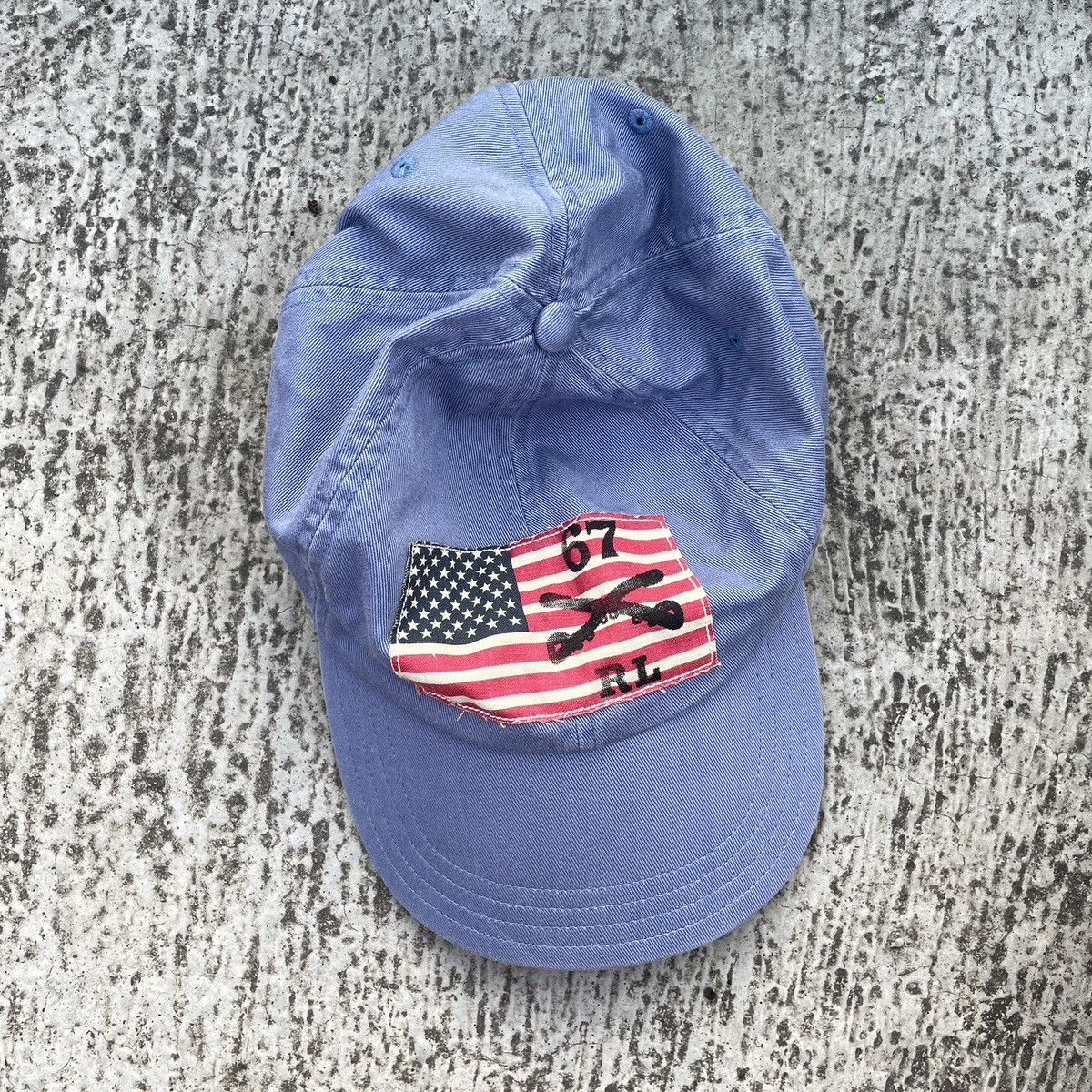 Polo Ralph Lauren Polo Jeans RL 67 American Flag Dad Hat Size ONE SIZE - 1 Thumbnail