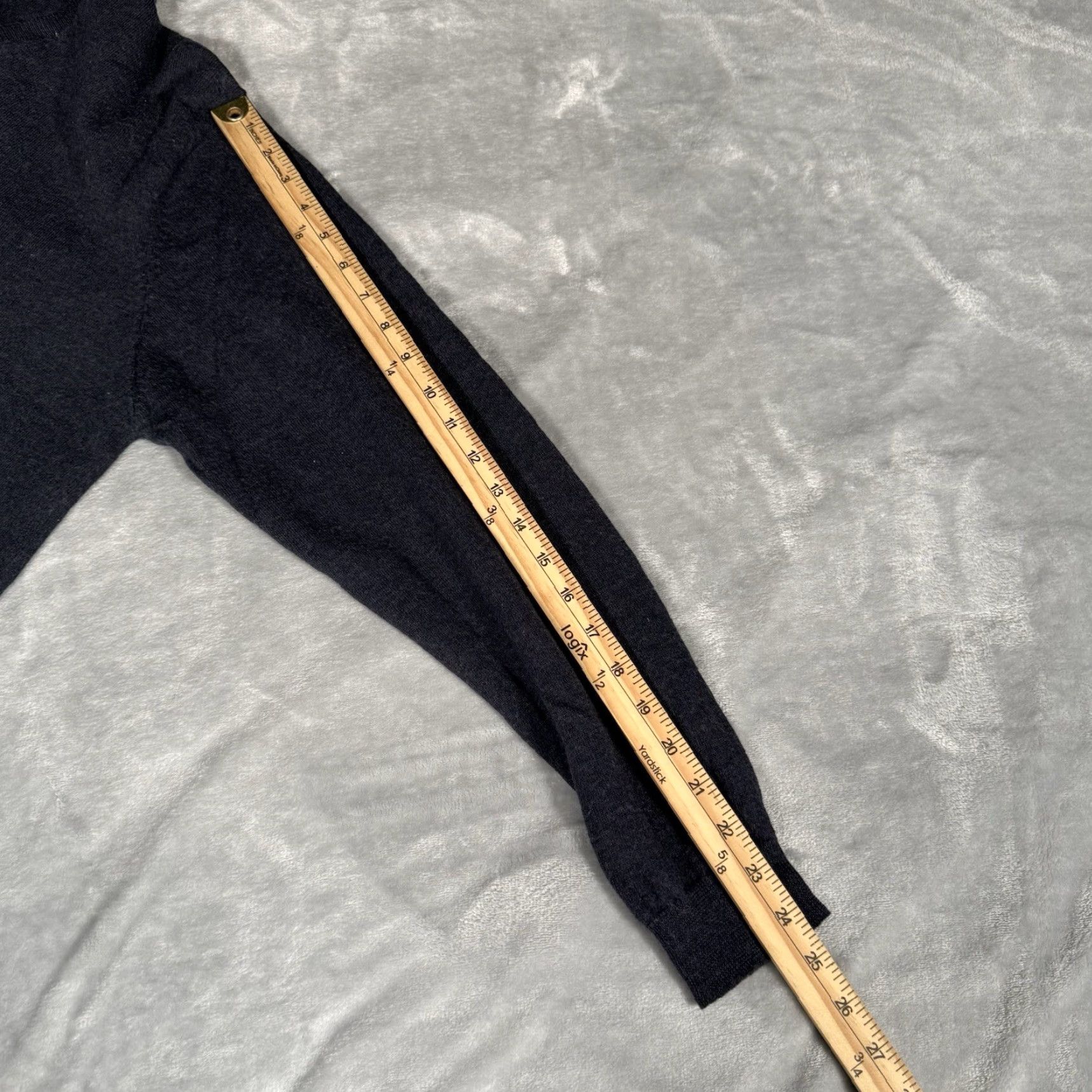 Brooks Brothers VINTAGE Brooks Brothers Sweater V-Neck Wool Mens L Slim Faded Blue 90s Pullover Knit Solid Logo Size US M / EU 48-50 / 2 - 8 Thumbnail