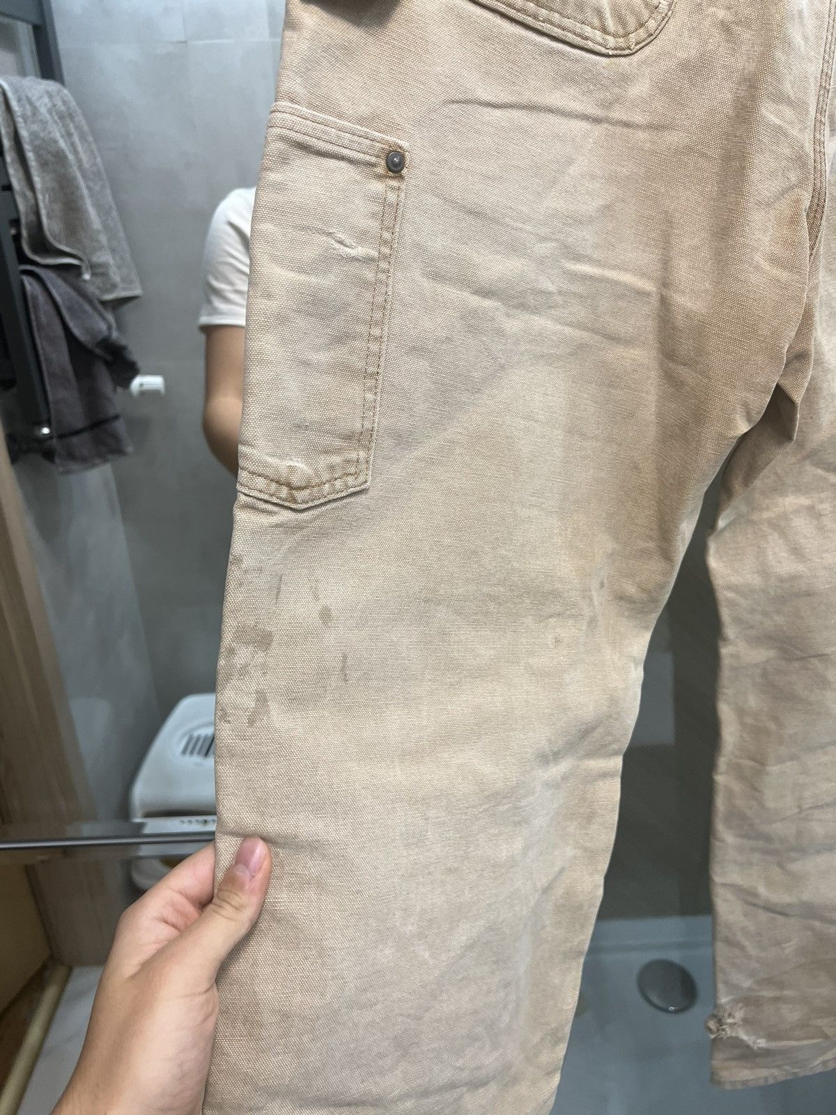Carhartt Thrashed Distressed Carhartt Double Knee Size US 36 / EU 52 - 11 Thumbnail