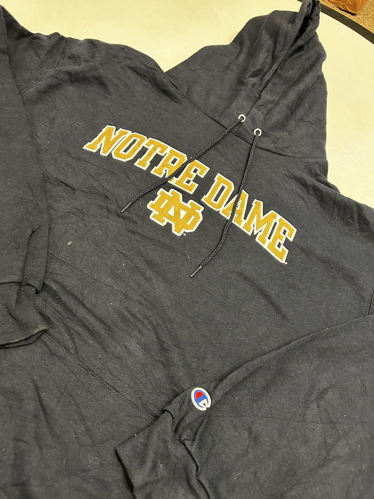 Champion Champion Notre Dame Men's Hoodie Sweatshirt Size 2XL Size US XXL / EU 58 / 5 - 3 Thumbnail