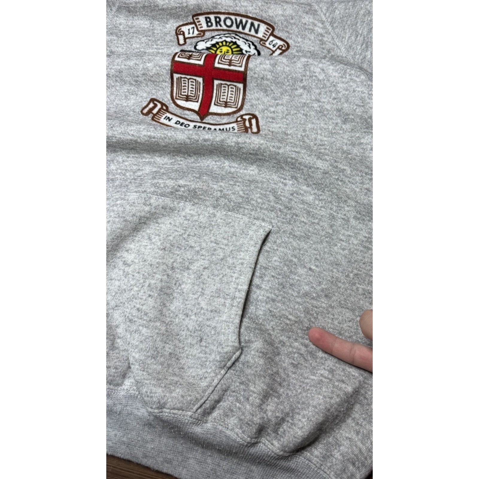 Champion Rare Vintage 80s Champion Brown University Hoodie Size XL Size US XL / EU 56 / 4 - 8 Thumbnail
