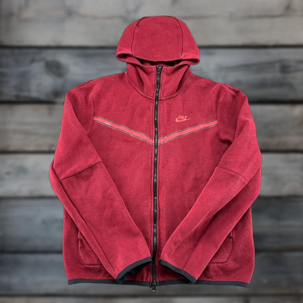 Nike Nike Tech Fleece SET Red Hoodie AND Jogger Pants **KAI CENAT