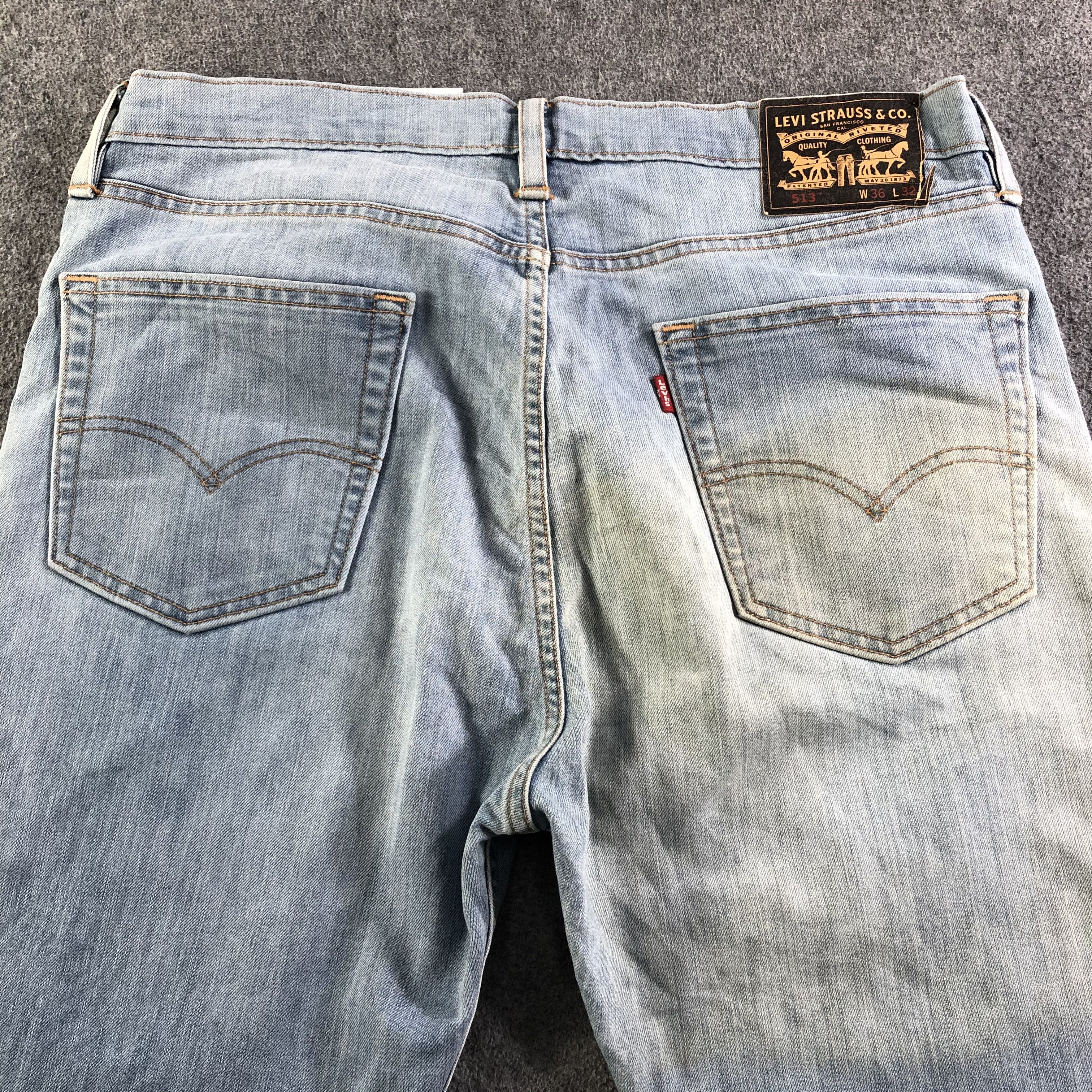 Levi's Vintage Light Wash Levis 513 Jeans-J3451 Size US 36 / EU 52 - 4 Thumbnail