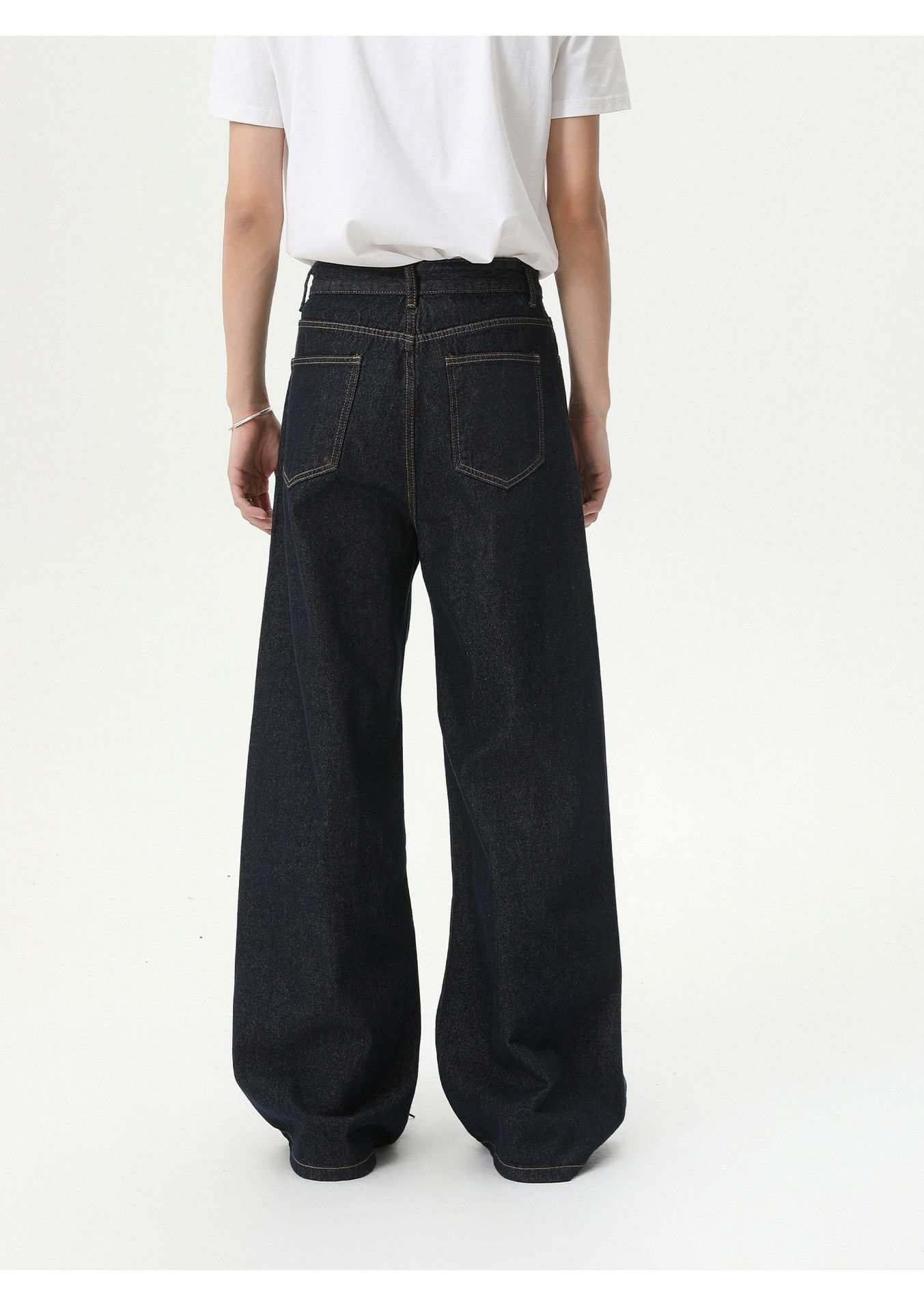 Japanese Brand Retro Vibe casual straight leg wide-leg loose jeans Size US 32 / EU 48 - 5 Thumbnail