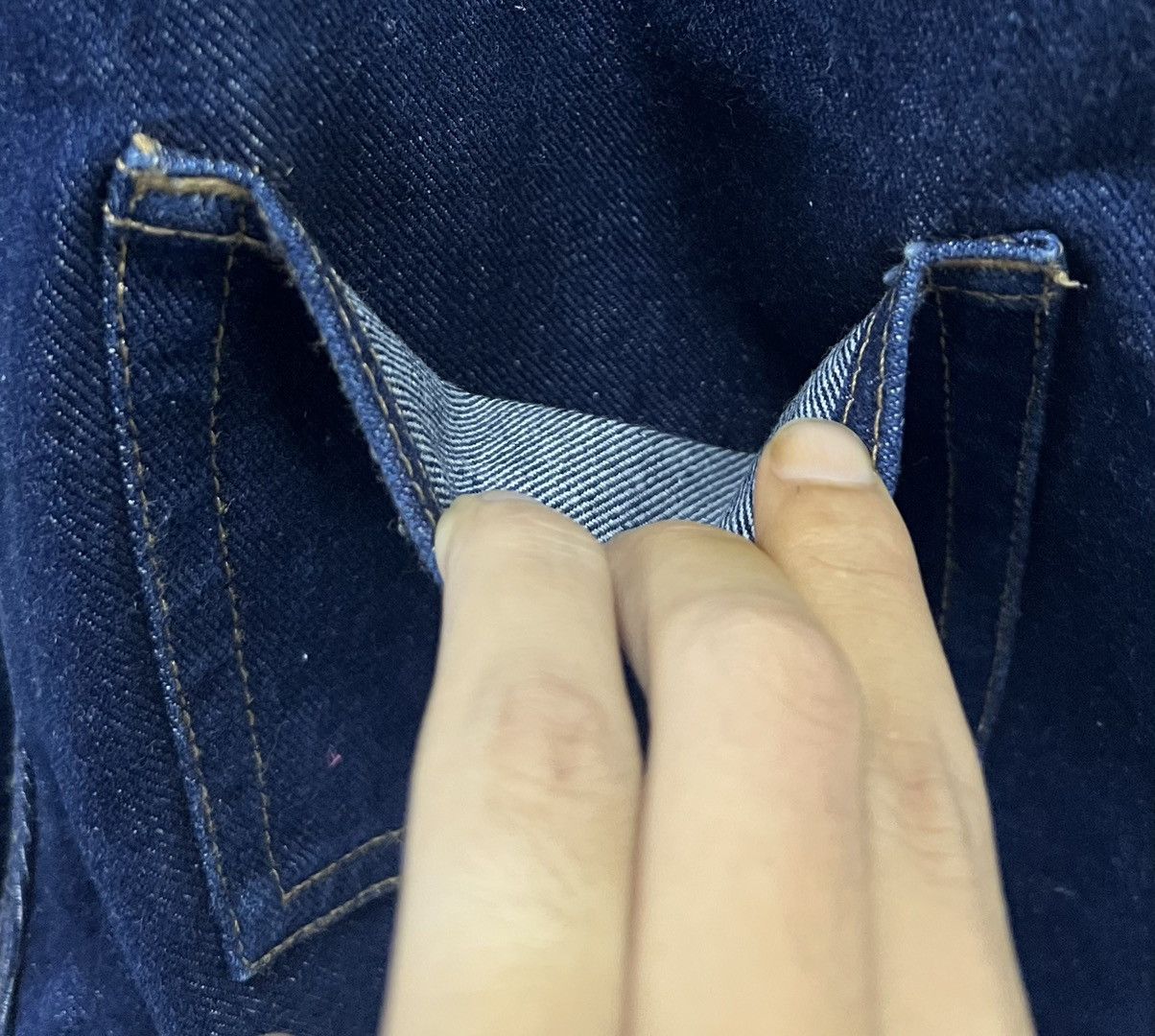 Asos × Vintage ASOS Denim Overalls - Dark Wash - UK 8 / US 4 / EU 36 Size US 30 / EU 46 - 12 Thumbnail