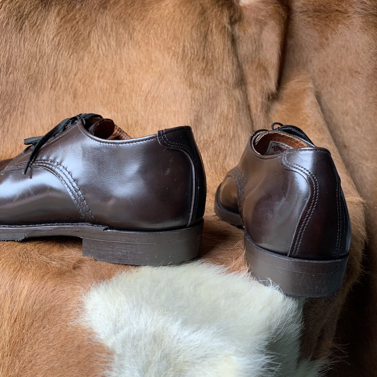 Leather × Red Wing × Vintage Red wing Mill-1 Blucher 9086 Size US 8.5 / EU 41-42 - 8 Thumbnail