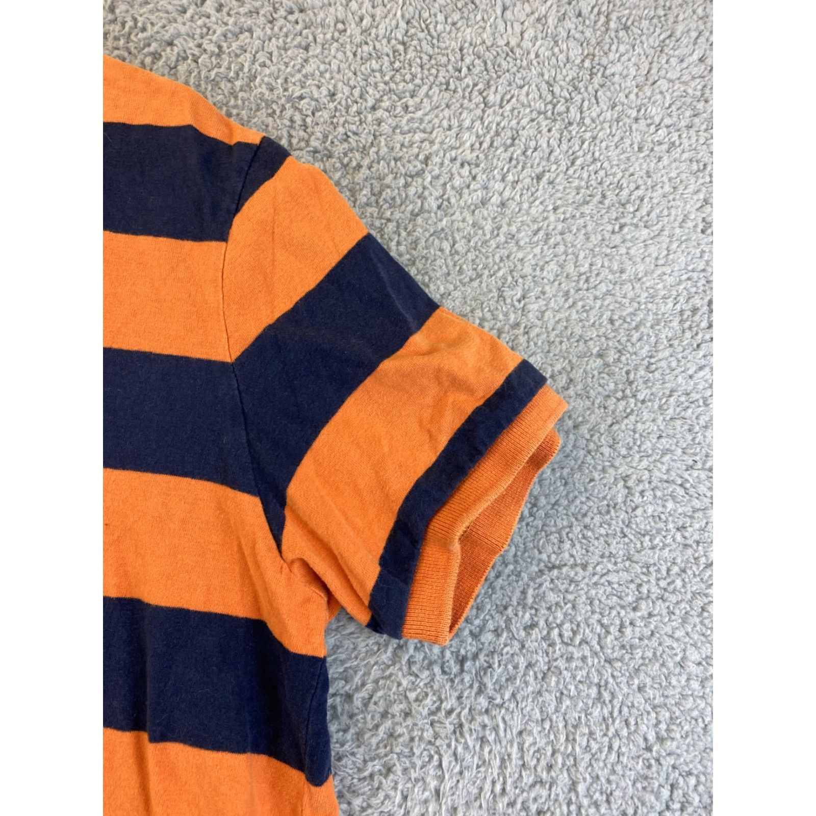 American Eagle Outfitters American Eagle Polo Shirt Men's L Short Sleeve Striped Logo Orange Mens Size US L / EU 52-54 / 3 - 3 Thumbnail