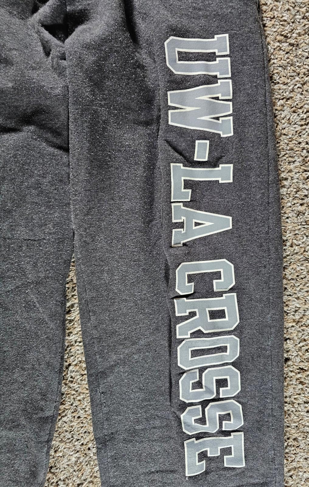 Champion UW La Crosse Champion sweatpants Gray Medium Size ONE SIZE - 2 Thumbnail