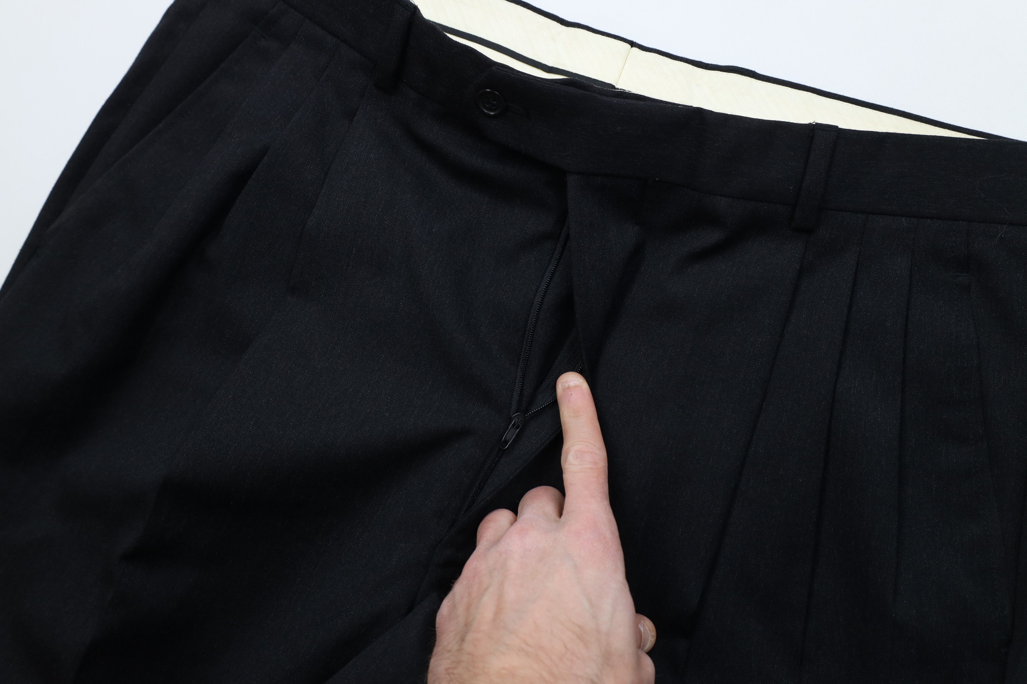 Vintage Vintage 90s Streetwear Wide Leg Chino Pants Charcoal Gray Size US 38 / EU 54 - 6 Thumbnail