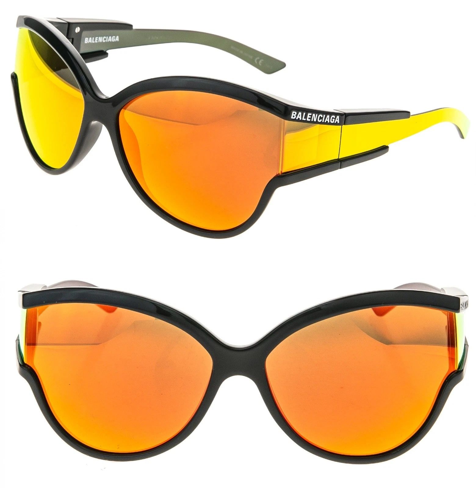 Balenciaga BALENCIAGA BB0038S UNLIMITED 0038 Black Fashion Sunglasses Size ONE SIZE - 1 Thumbnail