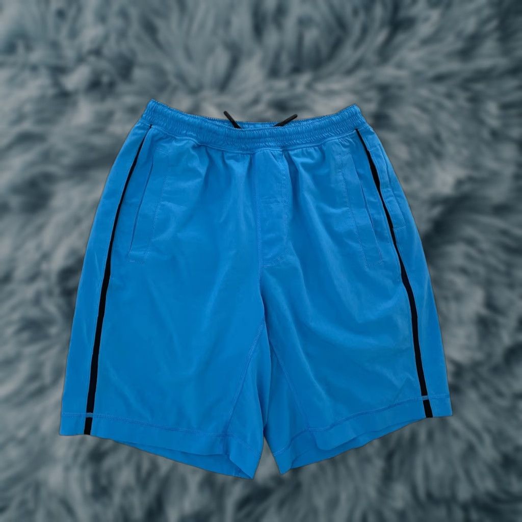Lululemon Pace Breaker Shorts Adult Small Blue Active Gym Drawstring Athletic Mens