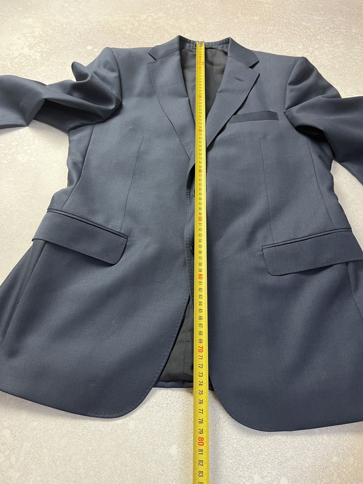 Z Zegna Z Zegna Suit Mens 50R Navy Blue 2 Button Turati Wool Pants Size 50R - 16 Thumbnail