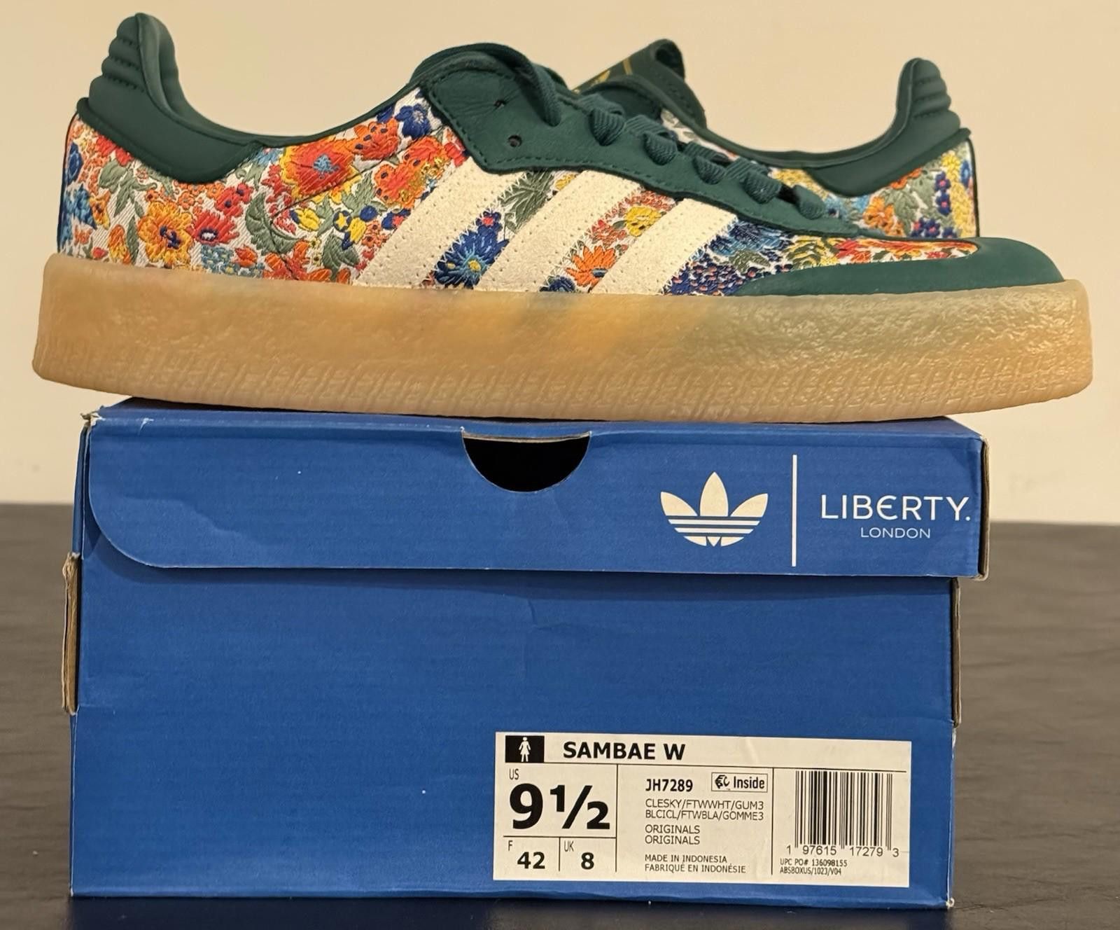 Adidas Size 9.5 - Liberty London x adidas Sambae Floral Size US 9.5 / IT 39.5 - 8 Thumbnail