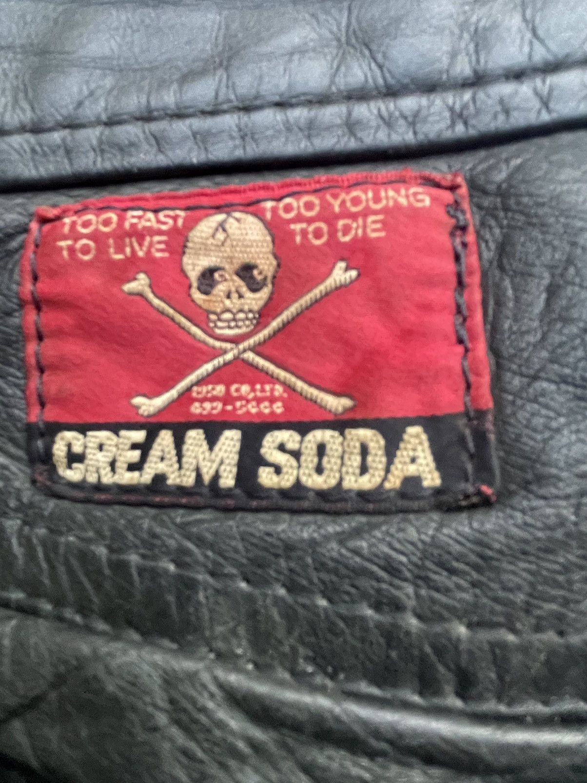 If Six Was Nine × Leather × Vintage Vintage Cream Soda Leather Pant Size US 28 / EU 44 - 2 Thumbnail