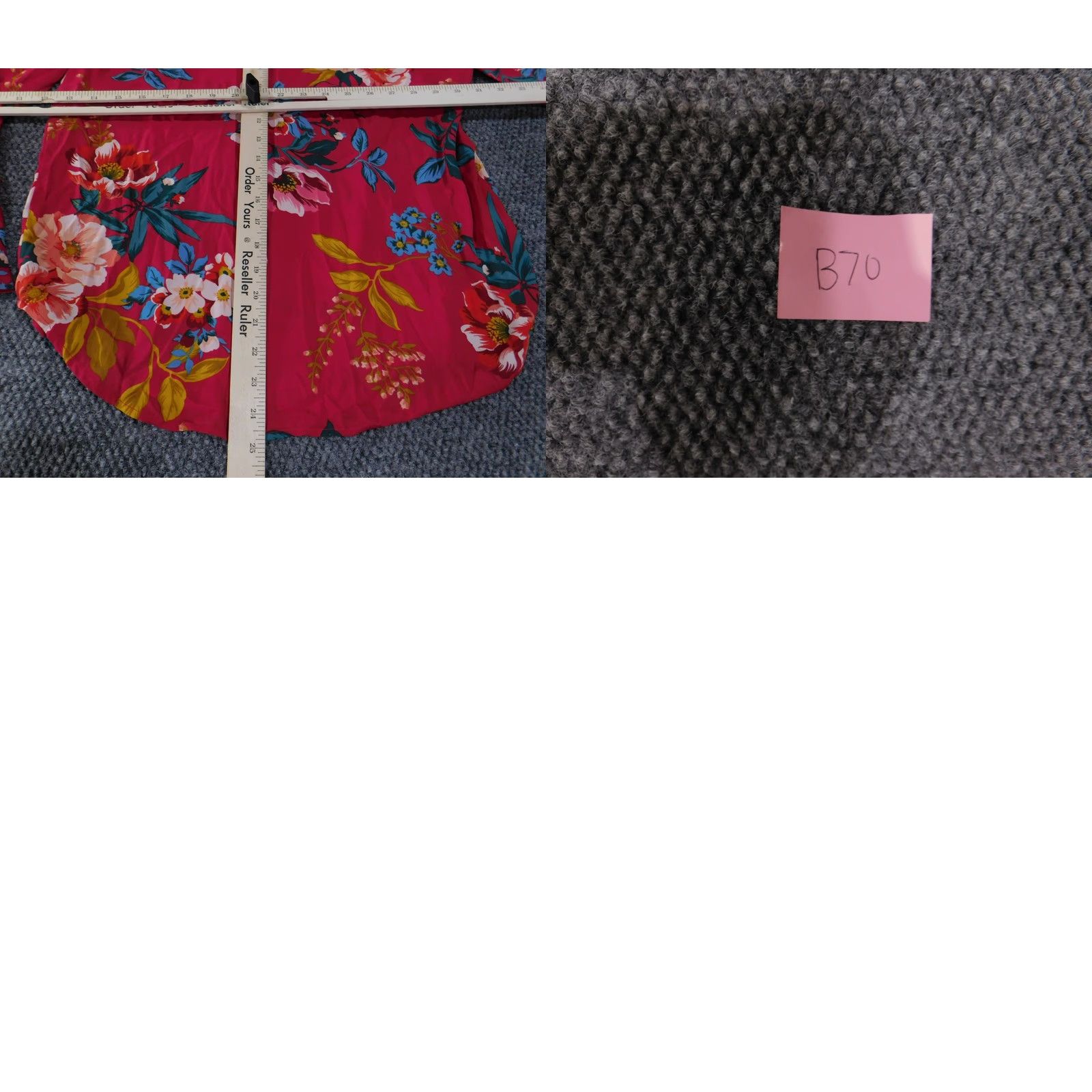 Loft LOFT Blouse Womens Small Red Floral Long Sleeve V-Neck Lightweight Top Size S / US 4 / IT 40 - 9 Thumbnail