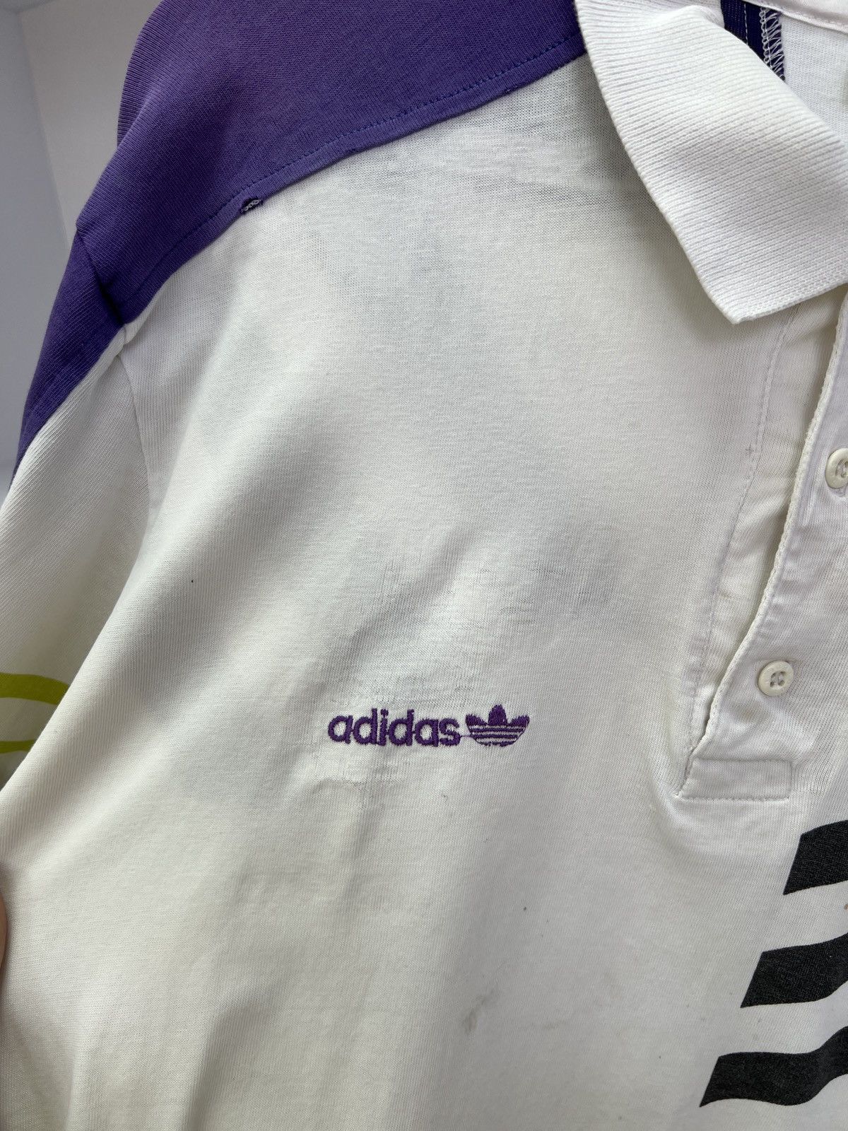 Adidas × Vintage Vintage Adidas 90s ATP Tour Polo T-shirt Size US M / EU 48-50 / 2 - 8 Thumbnail