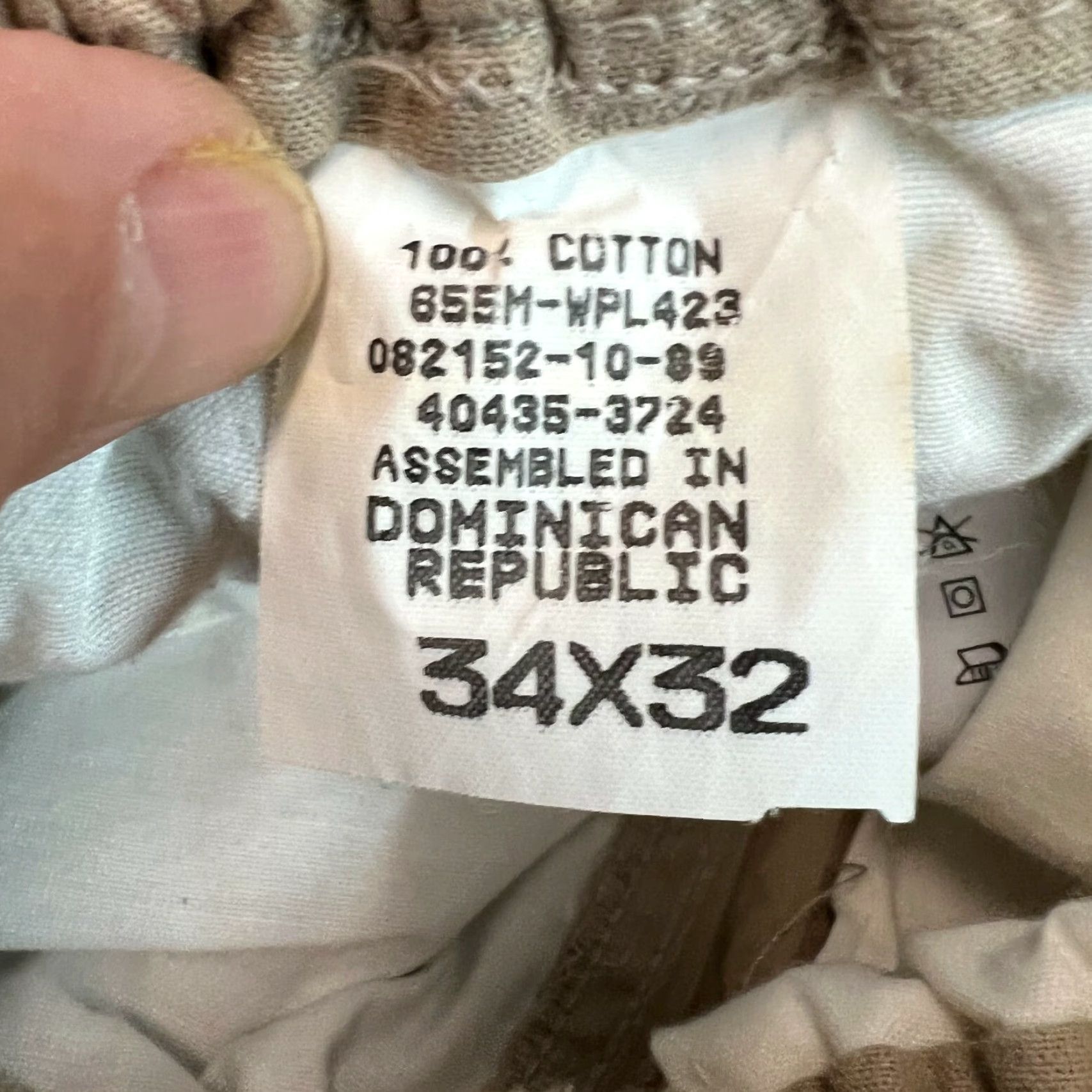 Dockers DOCKERS Mens Flat Front Mid Rise Stretch Chino Pants 34x32 Tan Mens Size US 34 / EU 50 - 7 Thumbnail