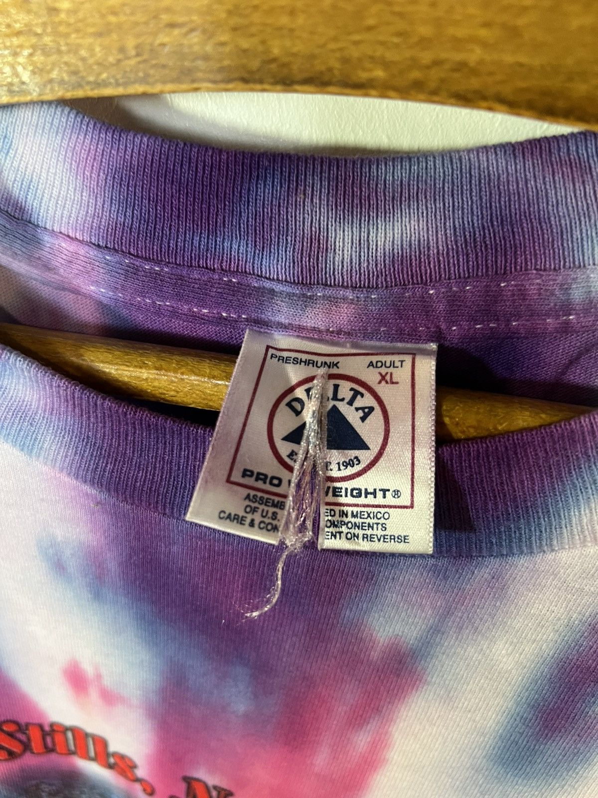 Band Tees vintage early 00s still nash & young shirt Csny tour tie dye Size US XL / EU 56 / 4 - 2 Thumbnail