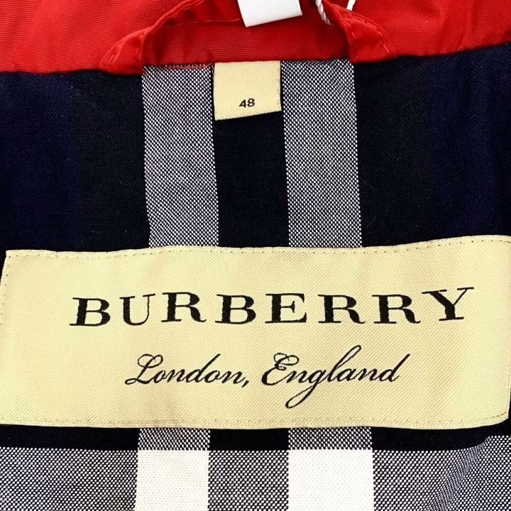 Burberry Burberry Red Hidden Hood Cotton Vest Size US M / EU 48-50 / 2 - 5 Thumbnail