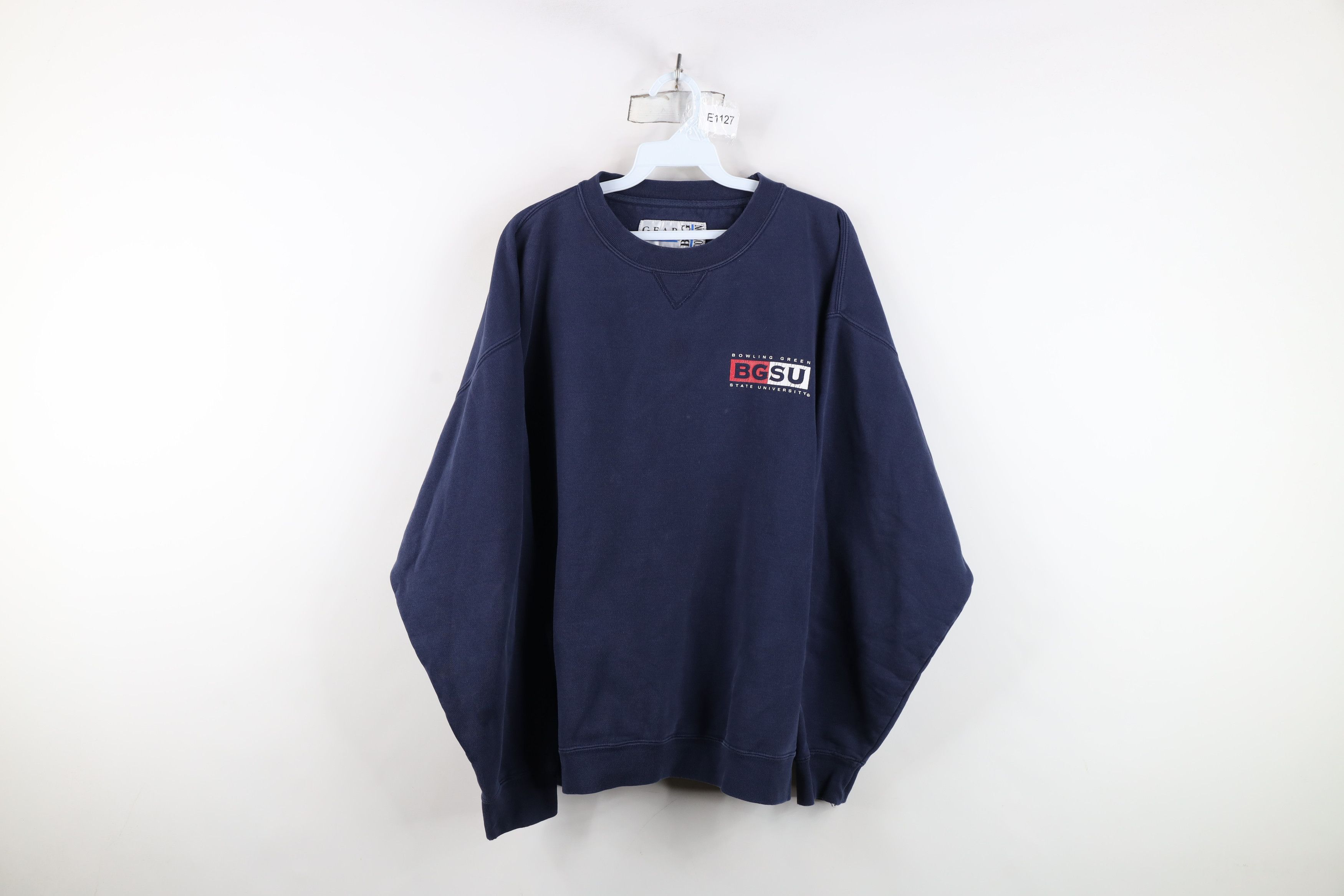 Vintage Vintage 90s Bowling Green State University Sweatshirt USA Size US M / EU 48-50 / 2 - 1 Thumbnail