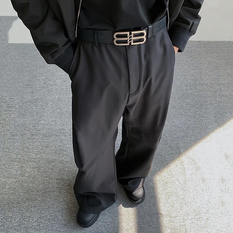Japanese Brand × Vintage Retro fashion back buckle wrap casual pants Size US 33 - 3 Thumbnail
