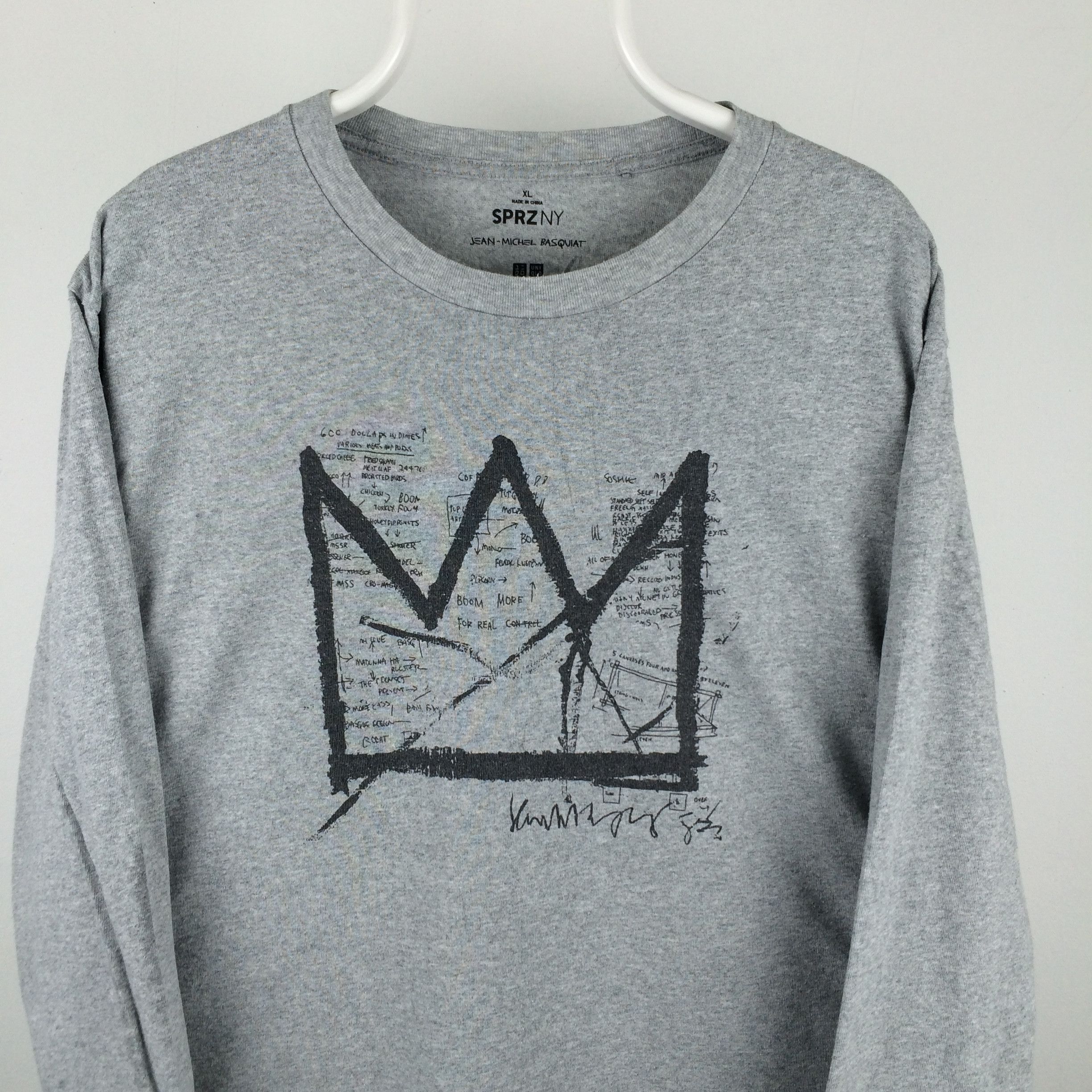 Jean-Michel Basquiat D14 SPRZ NY X JEAN MICHEL BASQUIAT POP ART DESIGN T SHIRT Size US XL / EU 56 / 4 - 2 Thumbnail
