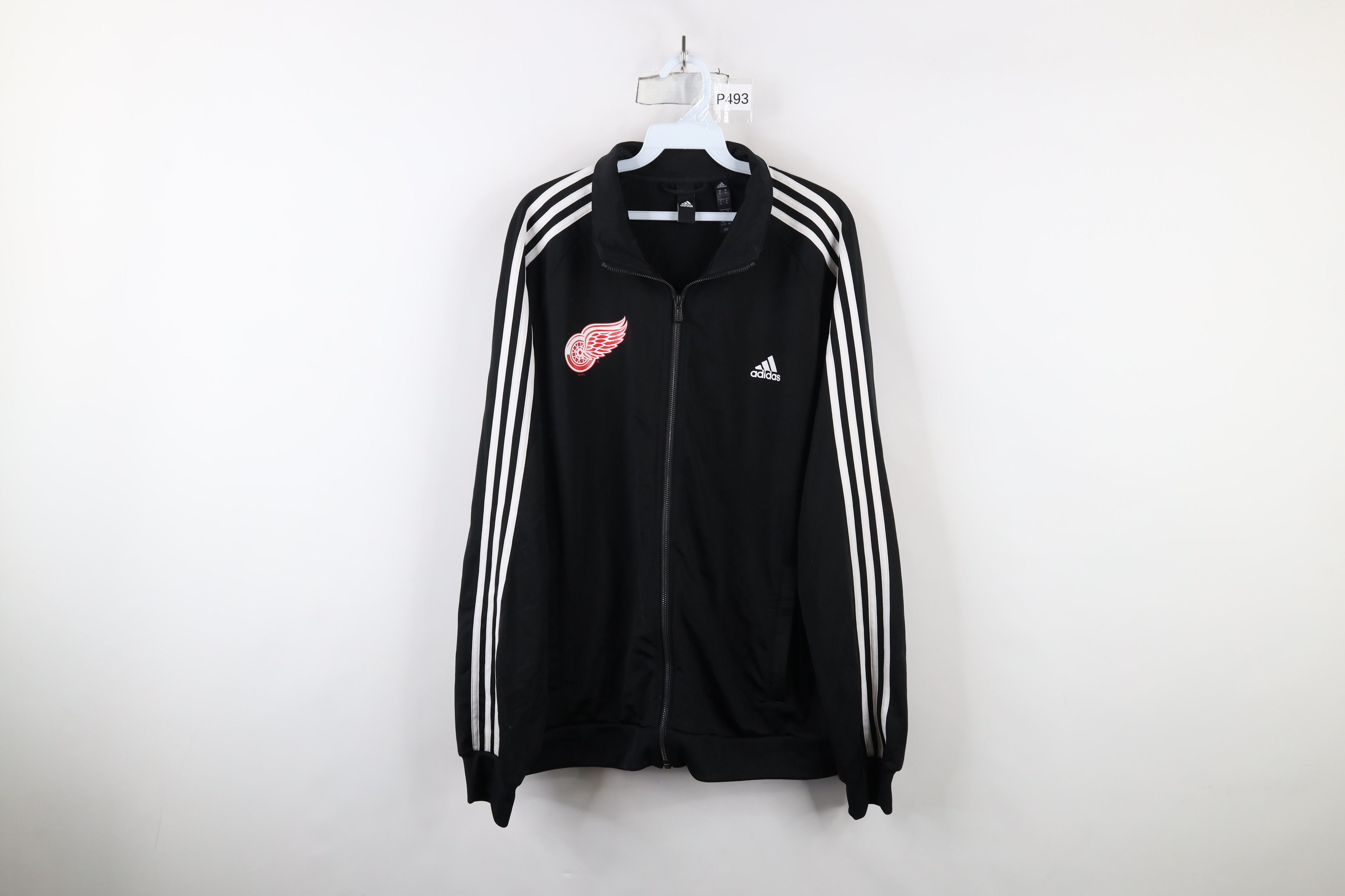 Adidas × Vintage Adidas Striped Detroit Red Wings Hockey Full Zip Jacket Size US XL / EU 56 / 4 - 1 Thumbnail