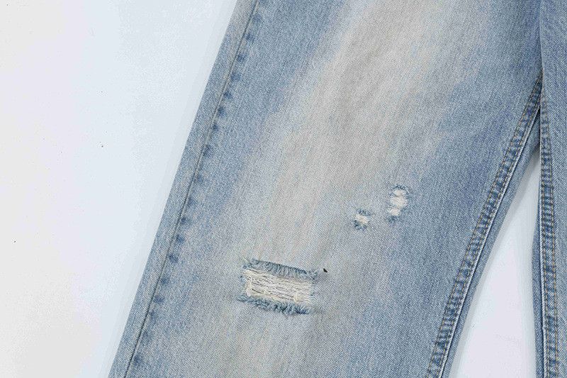 Vintage Men's Cleanfit Washed Ripped Flared Jeans Size US 32 / EU 48 - 5 Thumbnail