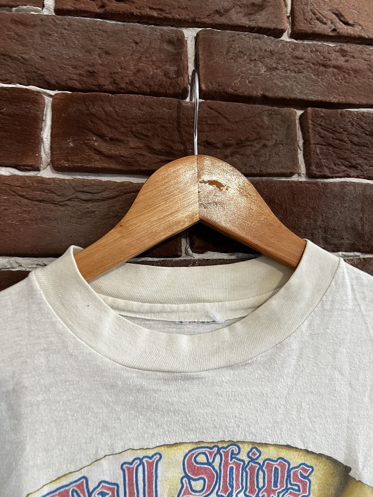 Vintage Vintage 1984 Bermuda Tall ship Sailing T Shirt Single Stitch Size US XL / EU 56 / 4 - 5 Thumbnail