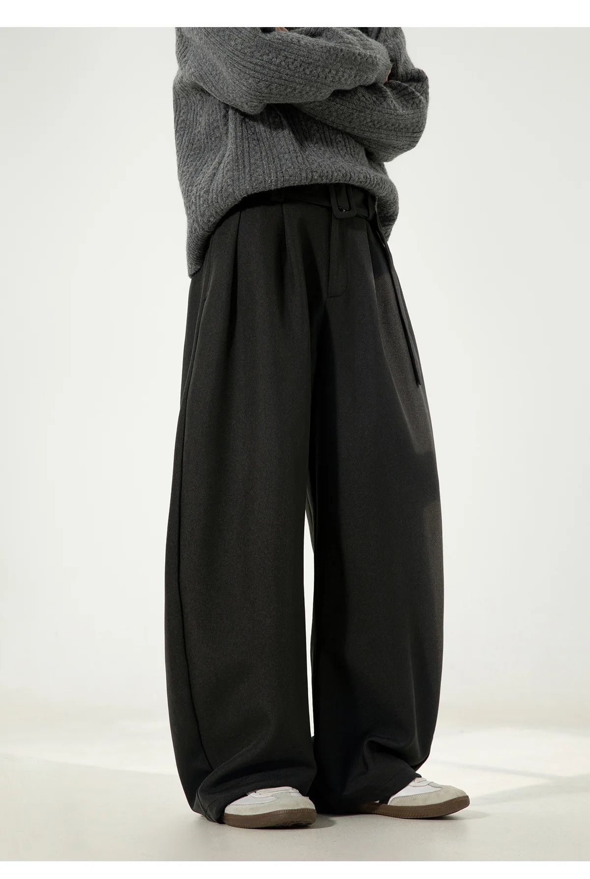 Japanese Brand Wide Leg Baggy Korean Style Pants Size US 34 / EU 50 - 4 Thumbnail