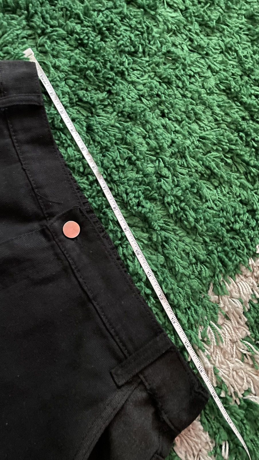 Vintage Carpenter style black denim jeans baggy flare Size US 32 / EU 48 - 8 Thumbnail