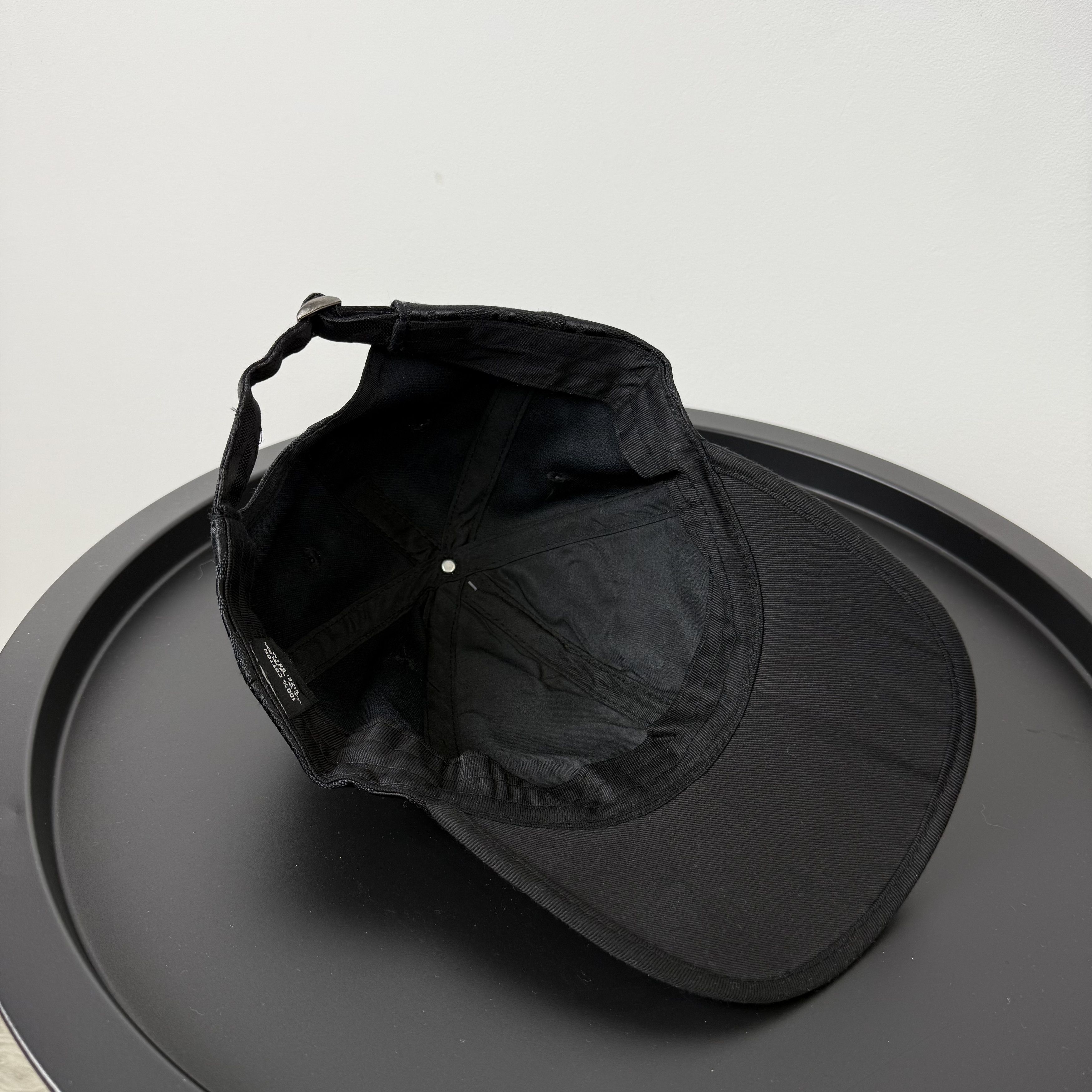 Playboy Vintage PLAYBOY Y2K Black Canvas Baseball Cap Hat Size ONE SIZE - 8 Thumbnail