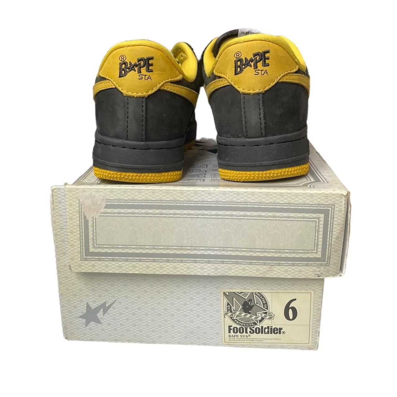 Bape blavk & yellow Bapesta fs001 Size US 6 / EU 39 - 5 Thumbnail