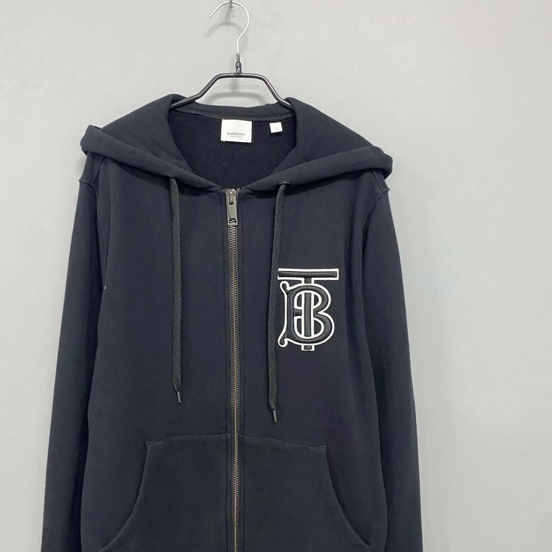 Burberry Burberry TB Embroidered Black Hooded Jacket L Size US L / EU 52-54 / 3 - 2 Thumbnail