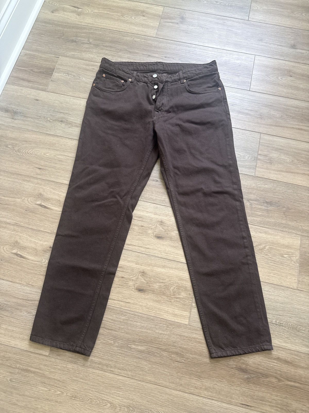 Zara Mens Zara Brown Jeans Size 36 Size US 36 / EU 52 - 1 Thumbnail