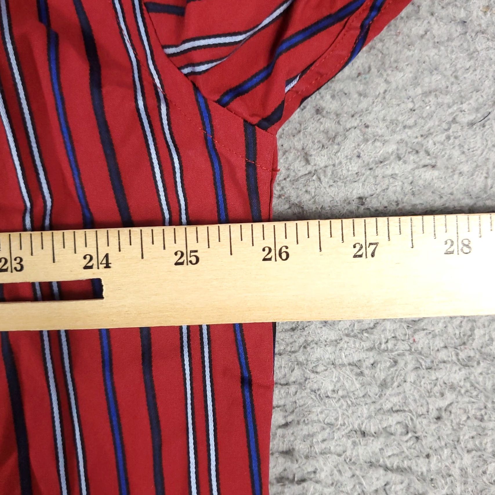 Tommy Hilfiger Tommy Hilfiger Red Striped Button-Up Shirt Men’s XL Long Sleeve Casual Modern Size US XL / EU 56 / 4 - 5 Thumbnail