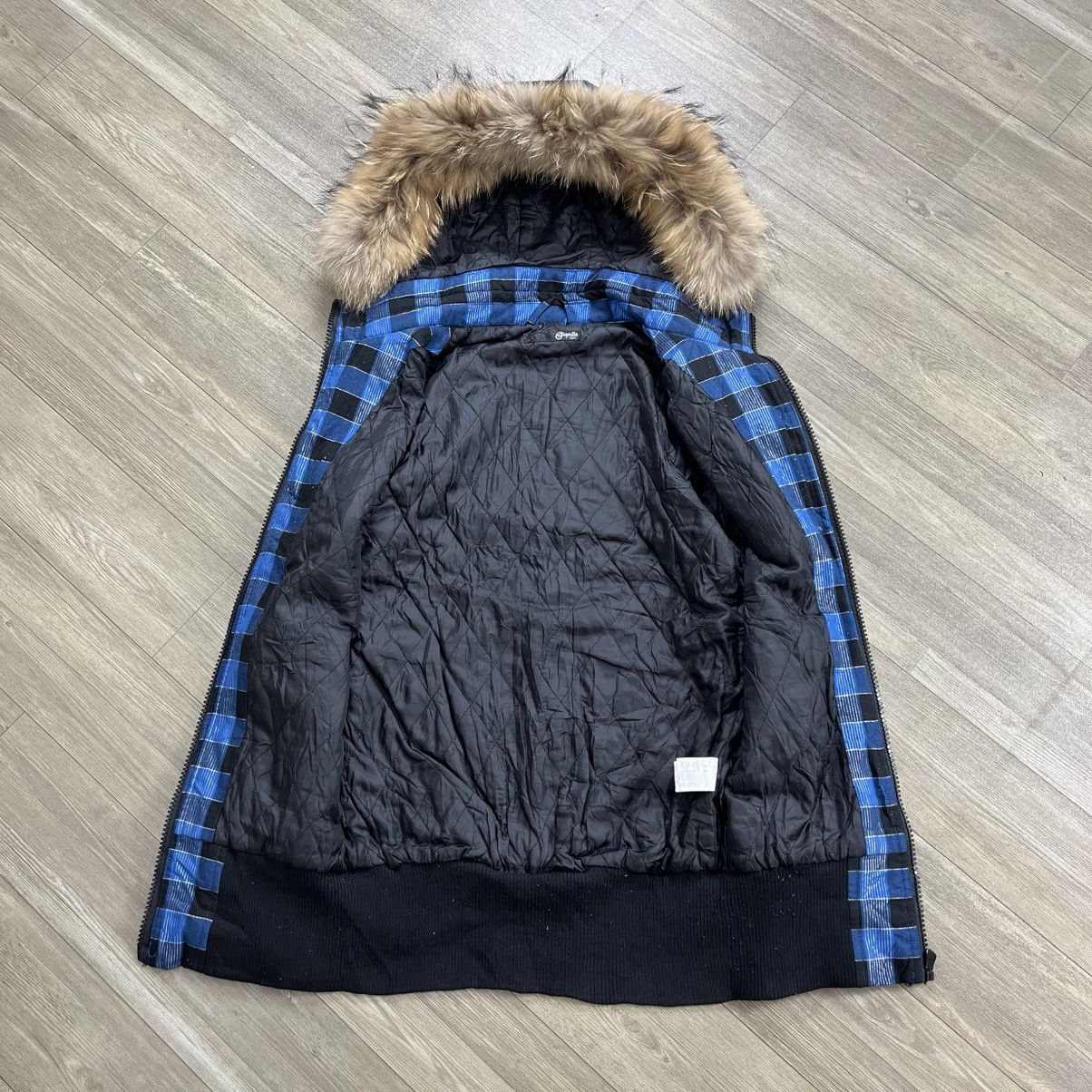 If Six Was Nine 2000s Sospita Plaid Faux Punk Bono Fur Jacket Lgb Style Size US L / EU 52-54 / 3 - 12 Thumbnail