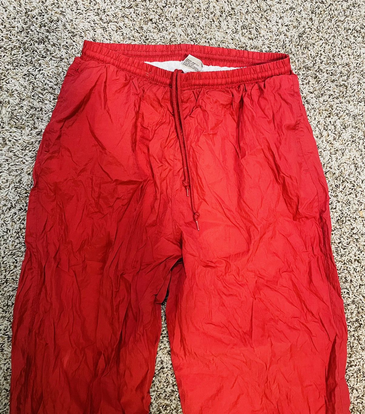Reebok × Vintage Vintage Reebok Red Nylon Track Pants L Size US 34 / EU 50 - 4 Thumbnail