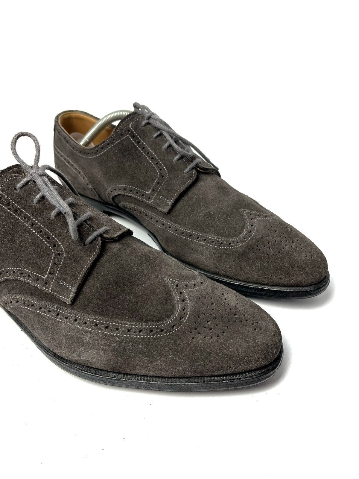 Crockett & Jones Crocket & Jones Wycombe suede oxford brogues formal shoes 9E Size US 10 / EU 43 - 1 Thumbnail