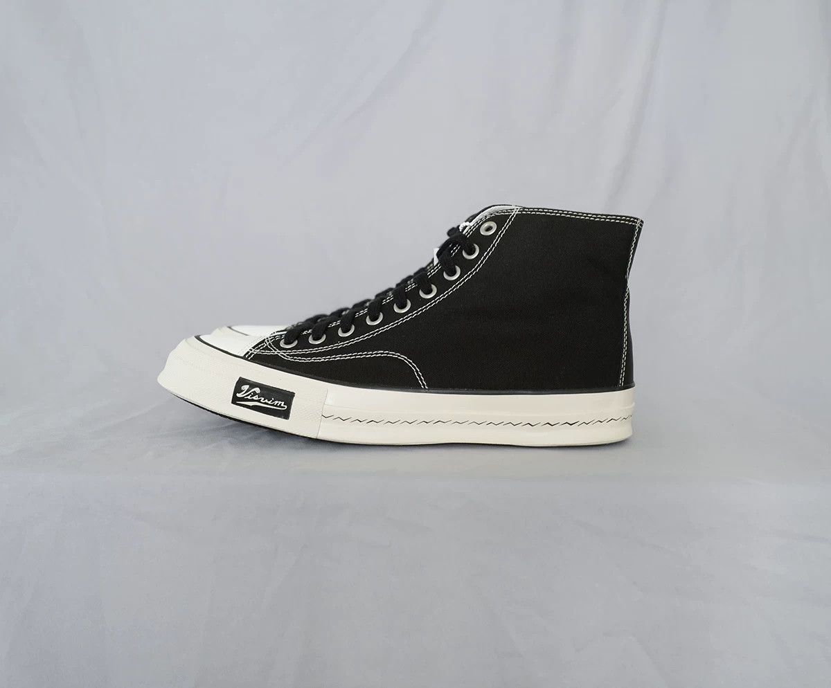 Visvim visvim skagway hi canvas sneakers black and white Size US 10.5 / EU 43-44 - 1 Thumbnail