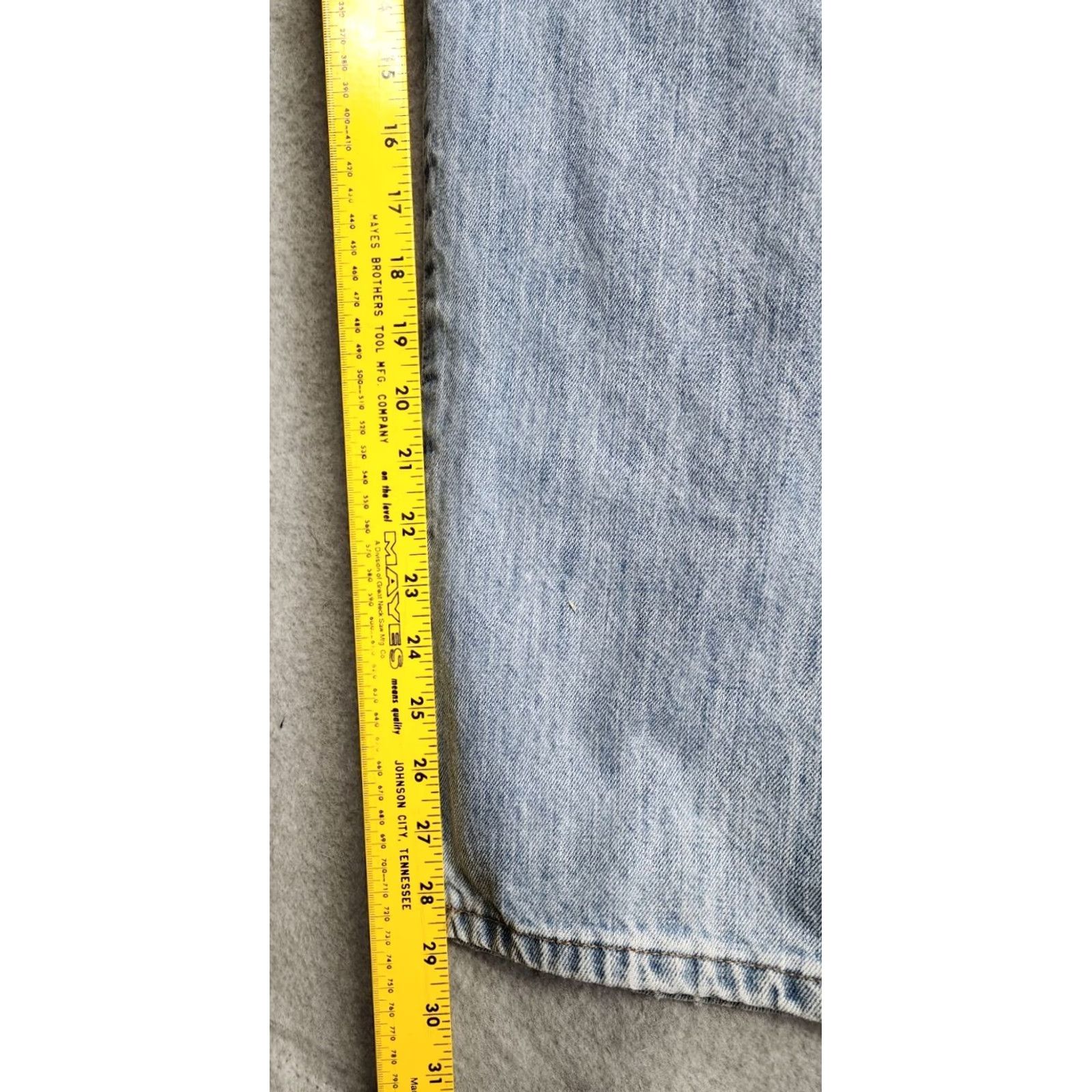 Denime RedHead Jeans Men's Straight Denim Relaxed Fit 38x30 Blue Belt Loops 5-Pocket Design Inseam 30 Size US 38 / EU 54 - 7 Thumbnail