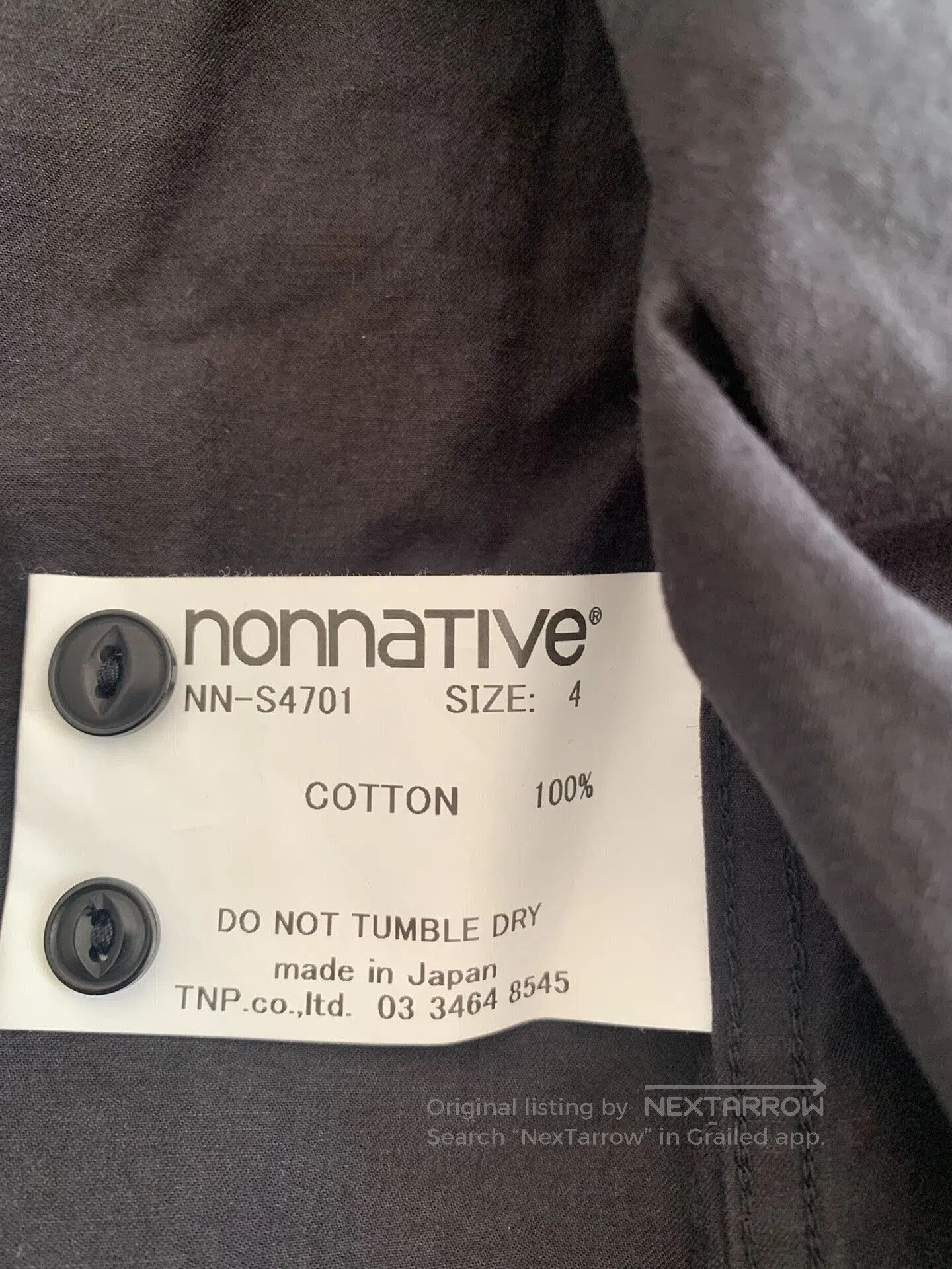 Nonnative NONNATIVE DWELLER B.D. Cotton Oxford Shirt. Size US XL / EU 56 / 4 - 5 Thumbnail